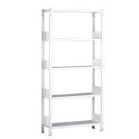 ホワイトラック 軽量書棚(本棚) KU 単式 H1950×W1235×D450(mm)の商品画像