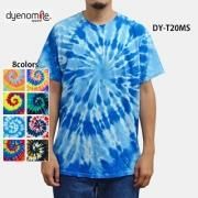 タイダイ Tシャツ/マルチカラースパイラル(DYENOMITE APPAREL/ダイナマイトアパレル)