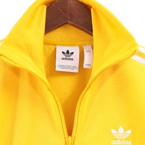 adidas beckenbauer track top yellow
