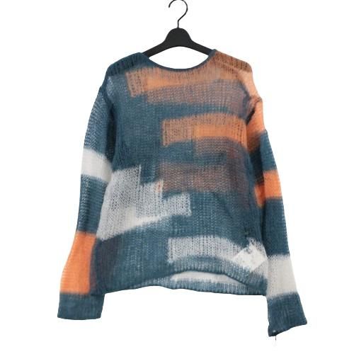 24AW マッキントッシュロンドン ラメ 長袖セーター ニット 38 イエロー