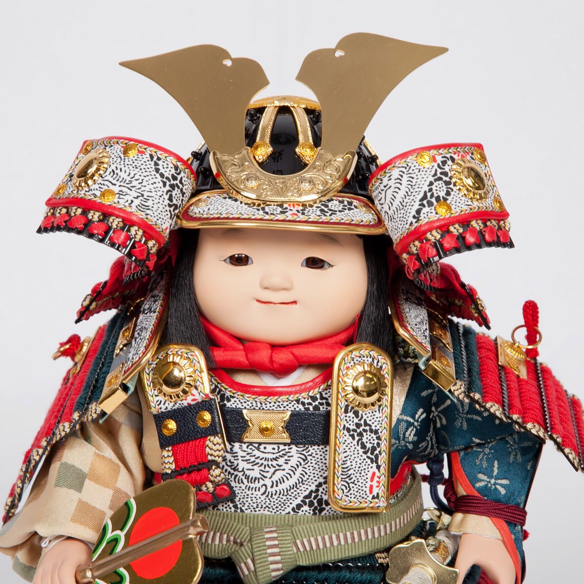 五月人形 大将人形 samurai doll 鉄平 松崎幸一光作 おぼこ大将作者の 