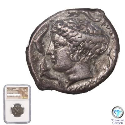 古代ギリシャコイン BC415-405年 テトラドラクマ銀貨 シチリア