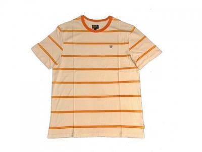 Brixton x Independent Deputy Knit S//S T-Shirt Tan Orange
