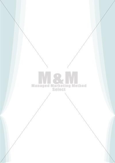 イラスト素材 インテリア背景 カーテン ツイン ベビーブルー M M Collection