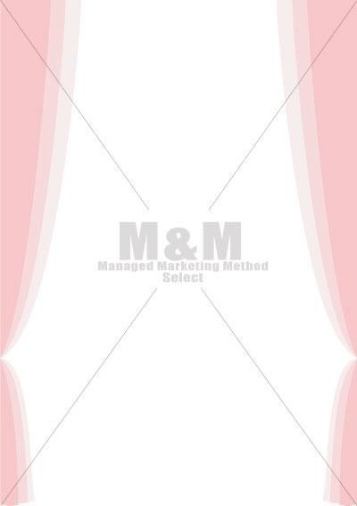 イラスト素材 インテリア背景 カーテン ツイン ローズベベ M M Collection