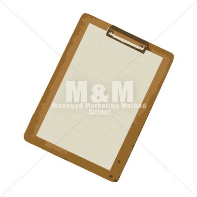 イラスト素材 小物 雑貨 アンティーク クリップボード M M Collection