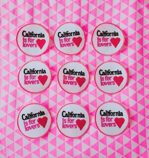 Calofornia Lovers パステルかわいいアップリケ 手芸用品とカワイイ雑貨