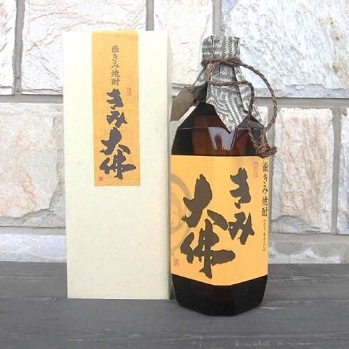 【完売御礼】青森県産とうもろこし 嶽きみ使用「嶽きみ焼酎 きみ大佛」【贈答用箱付】【1本】 の通信販売・ネット販売