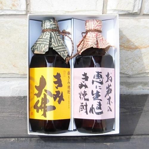【完売御礼】青森県産とうもろこし 嶽きみ使用「嶽きみ焼酎 きみ大佛」【贈答用箱付】【2本セット】 の通信販売・ネット販売
