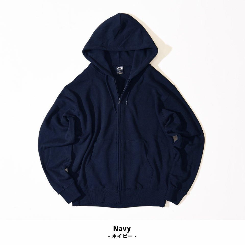 厚手の10オンス レギュラー ジップパーカー | 裏パイル | メンズ