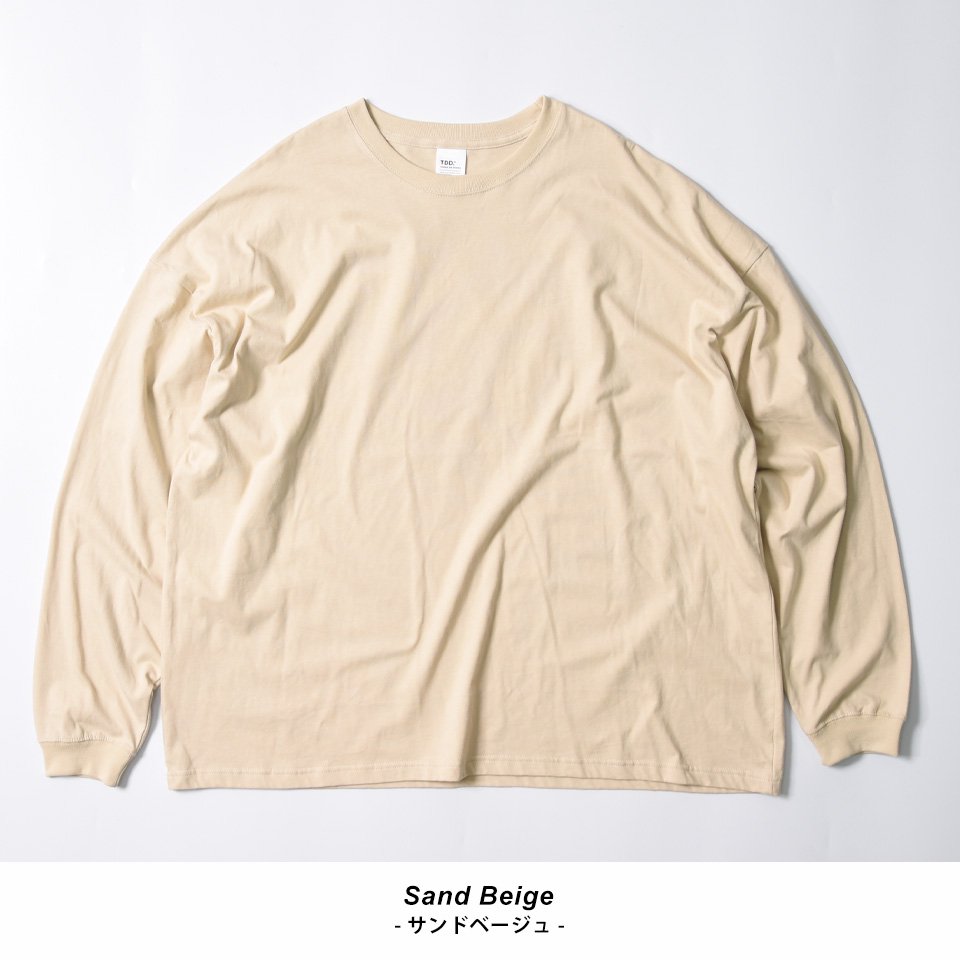 ビッグシルエットなサイジングのロングスリーブTシャツ - 無地Tシャツやパーカーのお店 | muzistyleplus(ムジスタ) 公式サイト