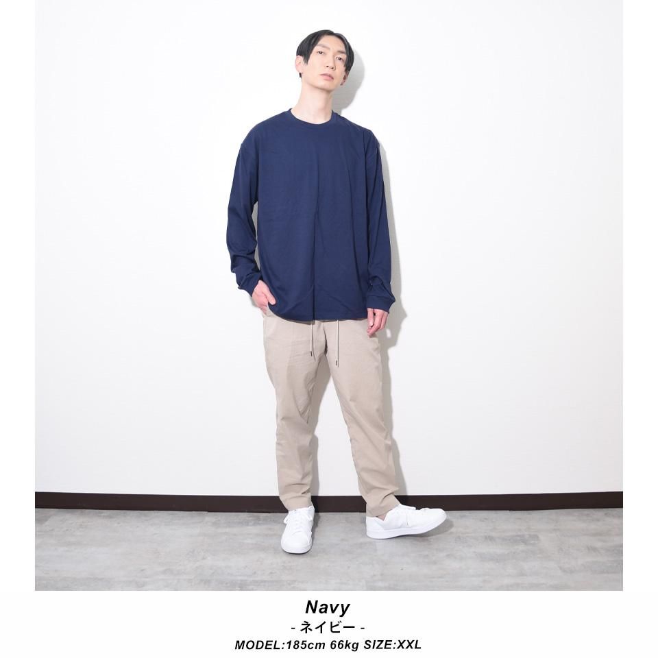 サスティナブルな長袖Tシャツ 薄手 オーガニックコットンの サスティナブルな長袖Tシャツ 薄手 オーガニックコットンの