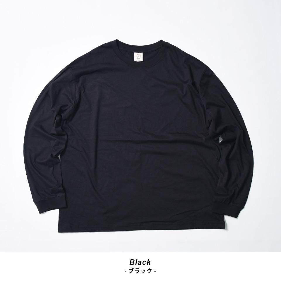 サスティナブルな長袖Tシャツ 薄手 オーガニックコットンの