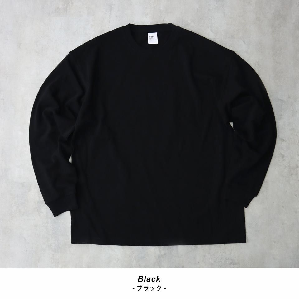 ビッグシルエット長袖Tシャツ オープンエンド糸を使用した超厚手