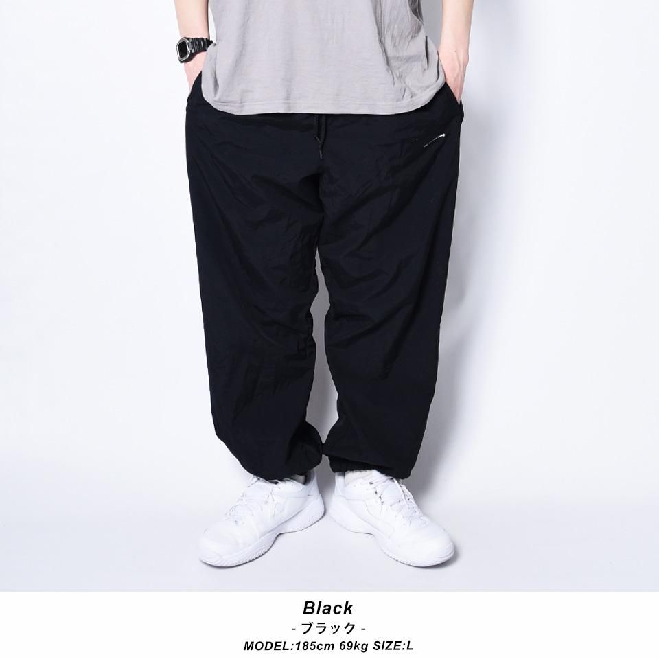 キレイメキャンプのバルーンシルエットナイロンパンツ - 【無地市場
