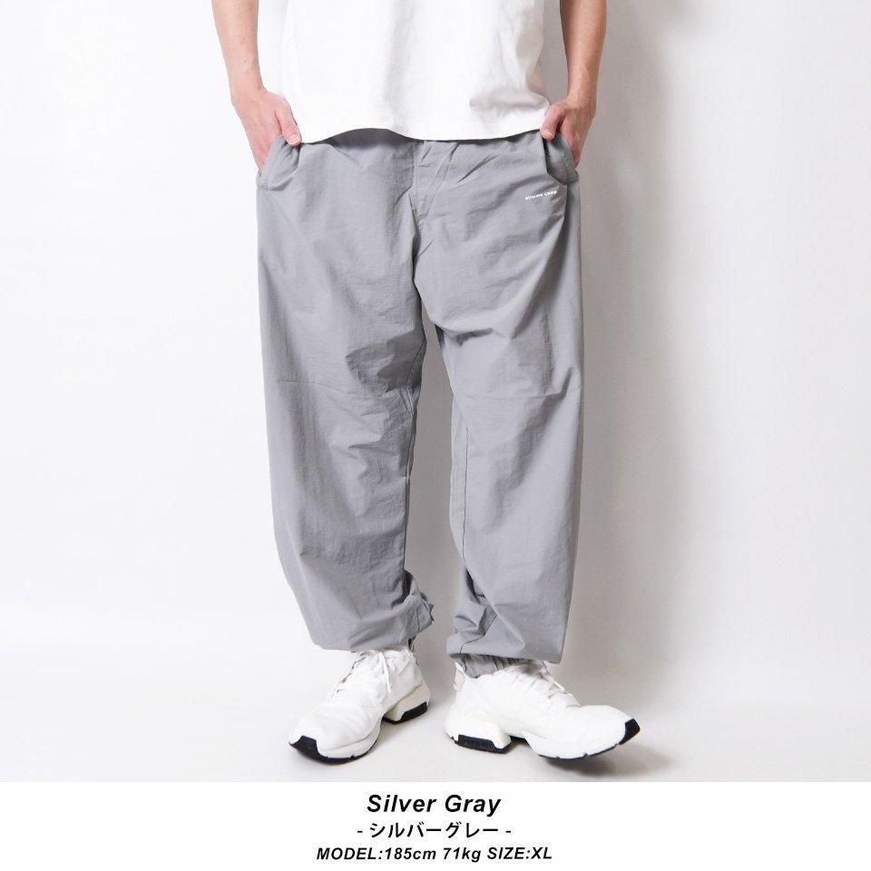 キレイメキャンプのバルーンシルエットナイロンパンツ - 【無地市場