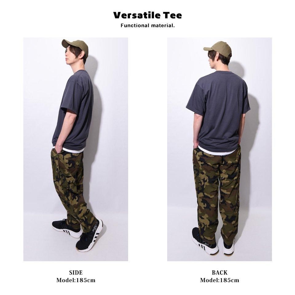 快適な着心地を持続するファンクション素材のバーサタイルTシャツ(6色