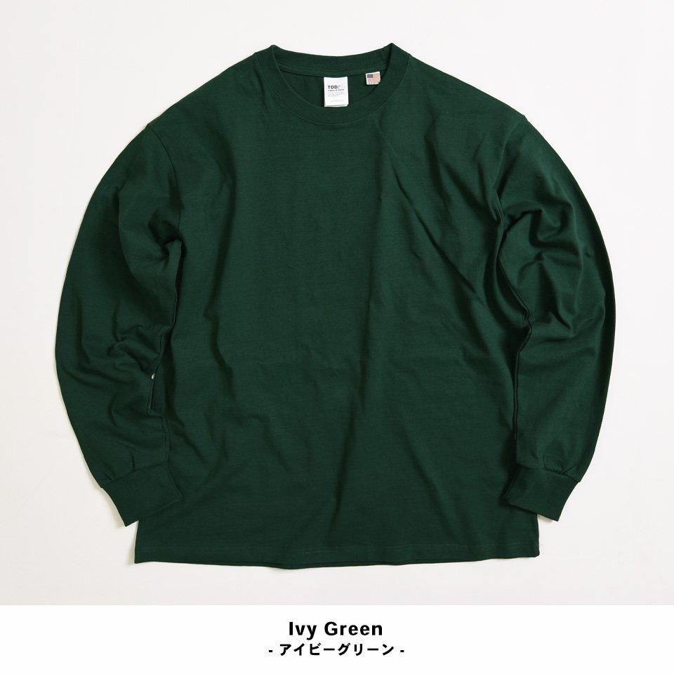 USAコットン100％の米国綿を使用した厚手のオープンエンド糸のロンT(6