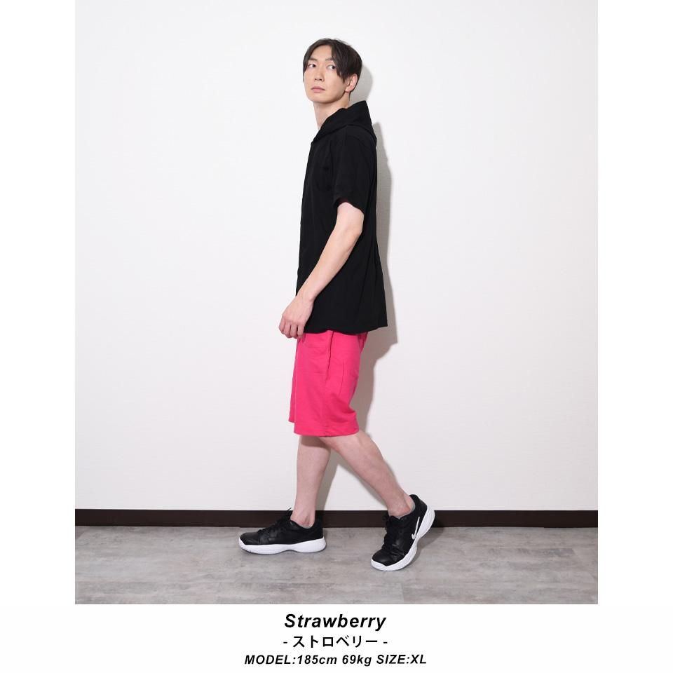 無地市場｜スウェット ハーフパンツ コットン 裏毛 2XL 3XL (6.5oz)