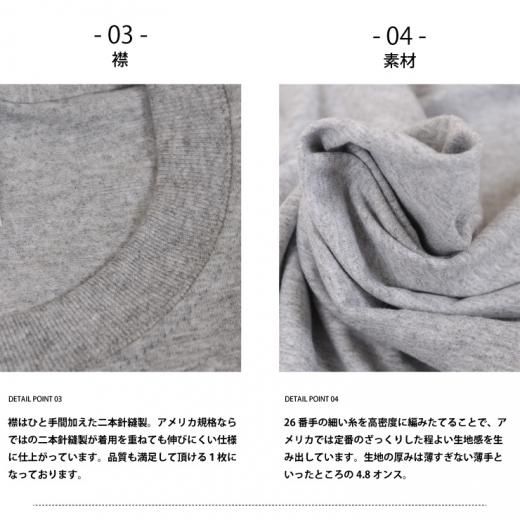 フルーツオブザルーム(FRUIT OF THE LOOM)Tシャツ 4.8オンス