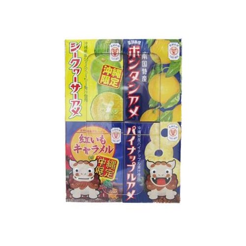 沖縄土産 ボンタンアメ 限定 パイナップル シークワーサー - 菓子