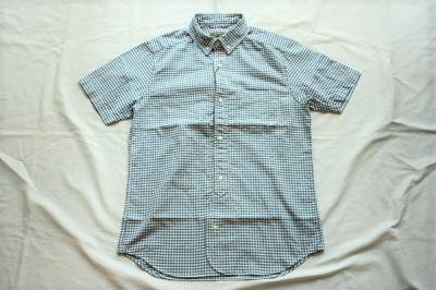 Nigel Cabourn・ナイジェル ケーボン】 BUTTON DOWN SHIRT S/S GINGHAM