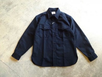 BONCOURA ボンクラモールスキンCPOシャツ size36 ブラックブラック