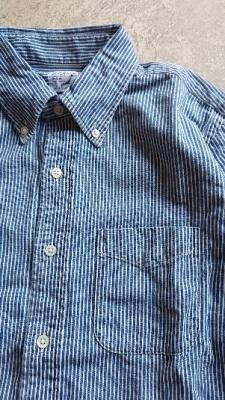 orSlow・オアスロウ】B.D SHIRT HICKORY・ボタンダウンシャツ