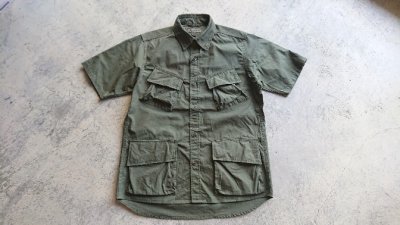 Nigel Cabourn・ナイジェル ケーボン】 FATIGUE SHIRT S/S VINTAGE RIPSTOP - JAM -  茨城県つくば市のセレクトショップ