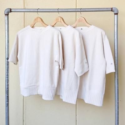 Nigel Cabourn・ナイジェルケーボン】 ARMY CREW JERSEY MIX-HALF