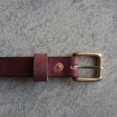 CHARLIE BORROW・チャーリーボロウ】 LEATHER BELT - JAM - 茨城