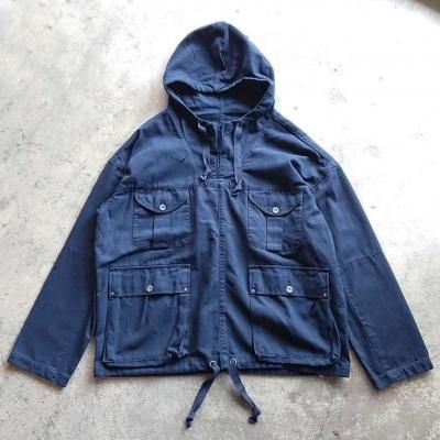 nigel cabourn LYBRO スモックジャケット US SMOCK COTTON NYLON BLACK [ Nigel Cabourn ] - spares
