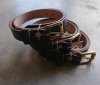 【CHARLIE BORROW・チャーリーボロウ】 LEATHER BELT <img class='new_mark_img2' src='https://img.shop-pro.jp/img/new/icons1.gif' style='border:none;display:inline;margin:0px;padding:0px;width:auto;' />