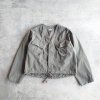 【orSlow・オアスロウ】NO COLLAR US ARMY SHORT JACKET<img class='new_mark_img2' src='https://img.shop-pro.jp/img/new/icons1.gif' style='border:none;display:inline;margin:0px;padding:0px;width:auto;' />
