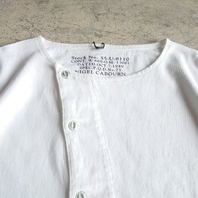 Nigel Cabourn・ナイジェル ケーボン】 50s DIAGONAL HENLEY NECK T