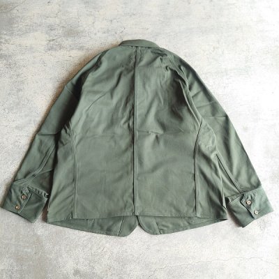 Boncoura・ボンクラ】 カバーオール イングリッシュツイル オリーブ