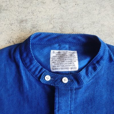 SUNNY ELEMENT・サニー エレメント】 PARK SHIRT INDIGO CORDUROY - JAM - 茨城県つくば市のセレクトショップ