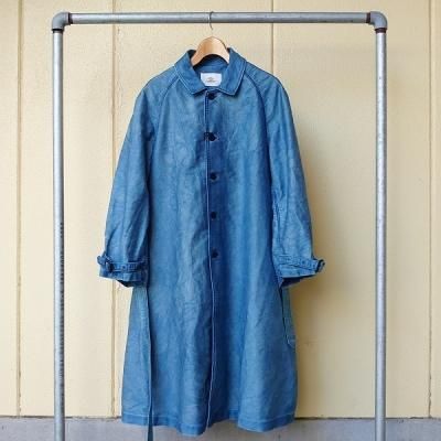 ウティ OUTIL MANTEAU UZES ブルー モールスキン | ochge.org