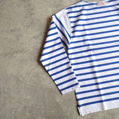 【Boncoura・ボンクラ】ブレトンシャツ WHITE×BLUE - JAM - 茨城県つくば市のセレクトショップ