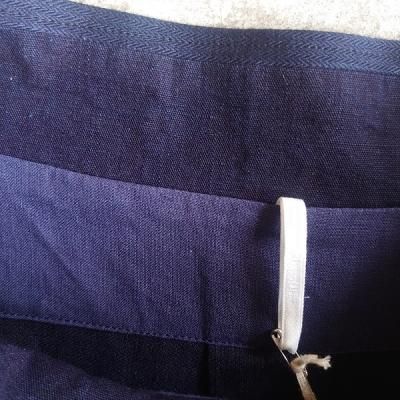 SUS-SOUS・シュス】Fishermans Smock INDIGO HERIINGBORN - JAM