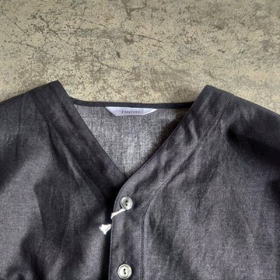 FUJITO・ フジト】 HENLEY NECK SHIRT・ヘンリーネックシャツ - JAM