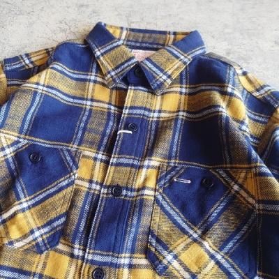 BONCOURA ボンクラ　ネルワークシャツ ヘビーネルチェック　40 BONCOURA(ボンクラ)ネルワークシャツ ヘビーネルチェック