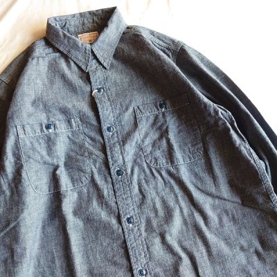 【Boncoura・ボンクラ】 USN ワークシャツ シャンブレ - JAM - 茨城県つくば市のセレクトショップ