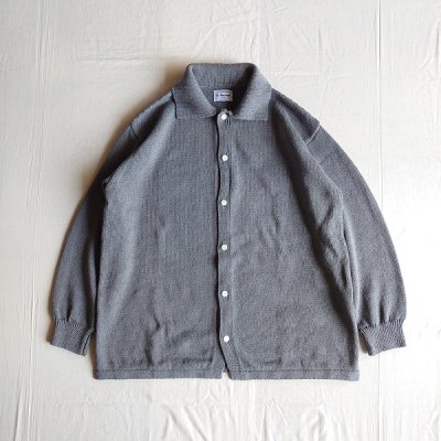 【Yonetomi NEW BASIC・ヨネトミ ニューベーシック】 WASHI COTTON KNIT SHIRT - JAM -  茨城県つくば市のセレクトショップ