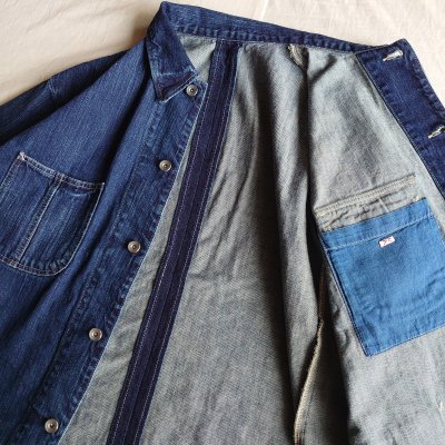 PORTER CLASSIC・ポータークラシック】 STEINBECK DENIM COVERALLS - JAM - 茨城県つくば市のセレクトショップ