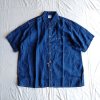 【orSlow・オアスロウ】INDIGO LINEN LOOSE FIT S/S SHIRT<img class='new_mark_img2' src='https://img.shop-pro.jp/img/new/icons1.gif' style='border:none;display:inline;margin:0px;padding:0px;width:auto;' />
