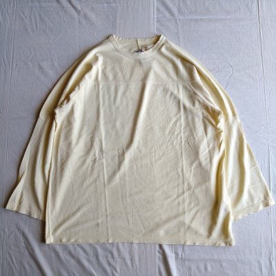 MAATEE&SONS・マーティーアンドサンズ】 CAP SHOULDER L/S TEE 'YELLOW