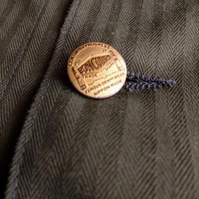 ジャケット・アウター BONCOURA Coverall U.S. Army Herringbone Coverall U.S. Army Herringbone olive – BONCOURA Official
