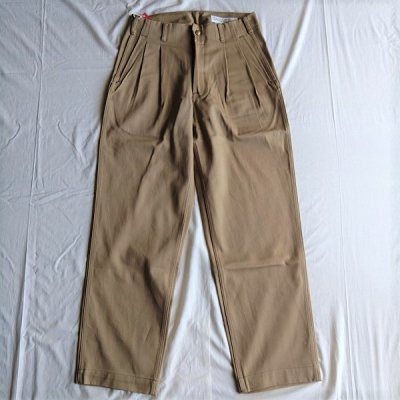 【Boncoura・ボンクラ】 Pegtop Pants English Twill Khaki - JAM - 茨城県つくば市のセレクトショップ