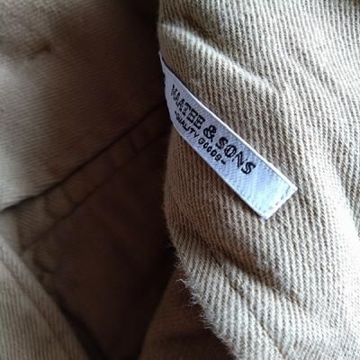 MAATEE&SONS・マーティーアンドサンズ】 CHEAP CHINO - JAM